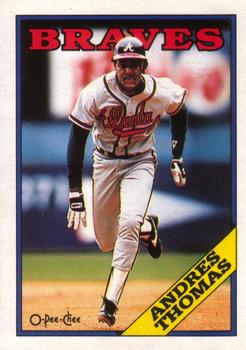 1988 O-Pee-Chee Baseball Cards 013      Andres Thomas